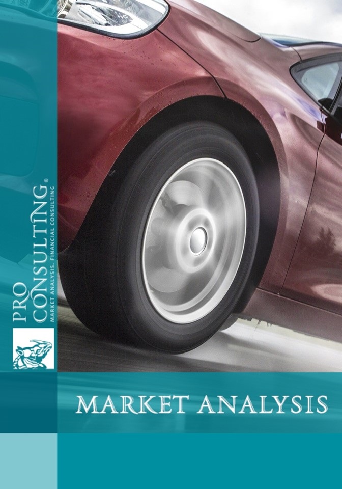 Market research of the Ukrainian market of tires for passenger cars. 2013